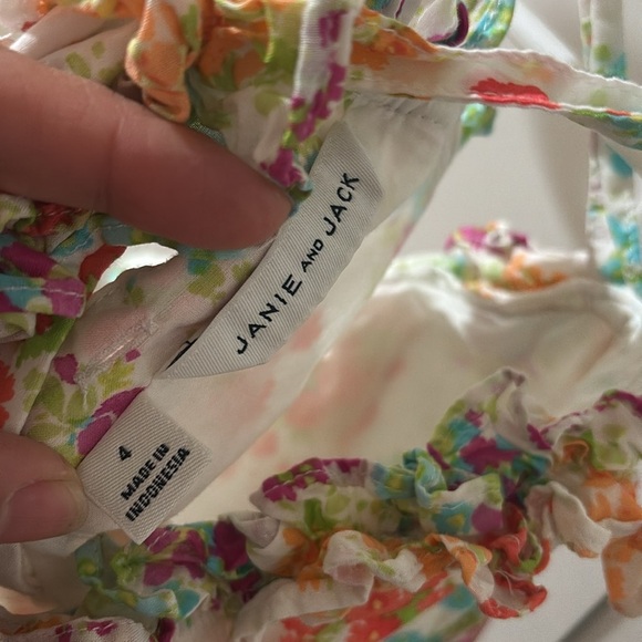 Janie and Jack Floral Top - Picture 3 of 4